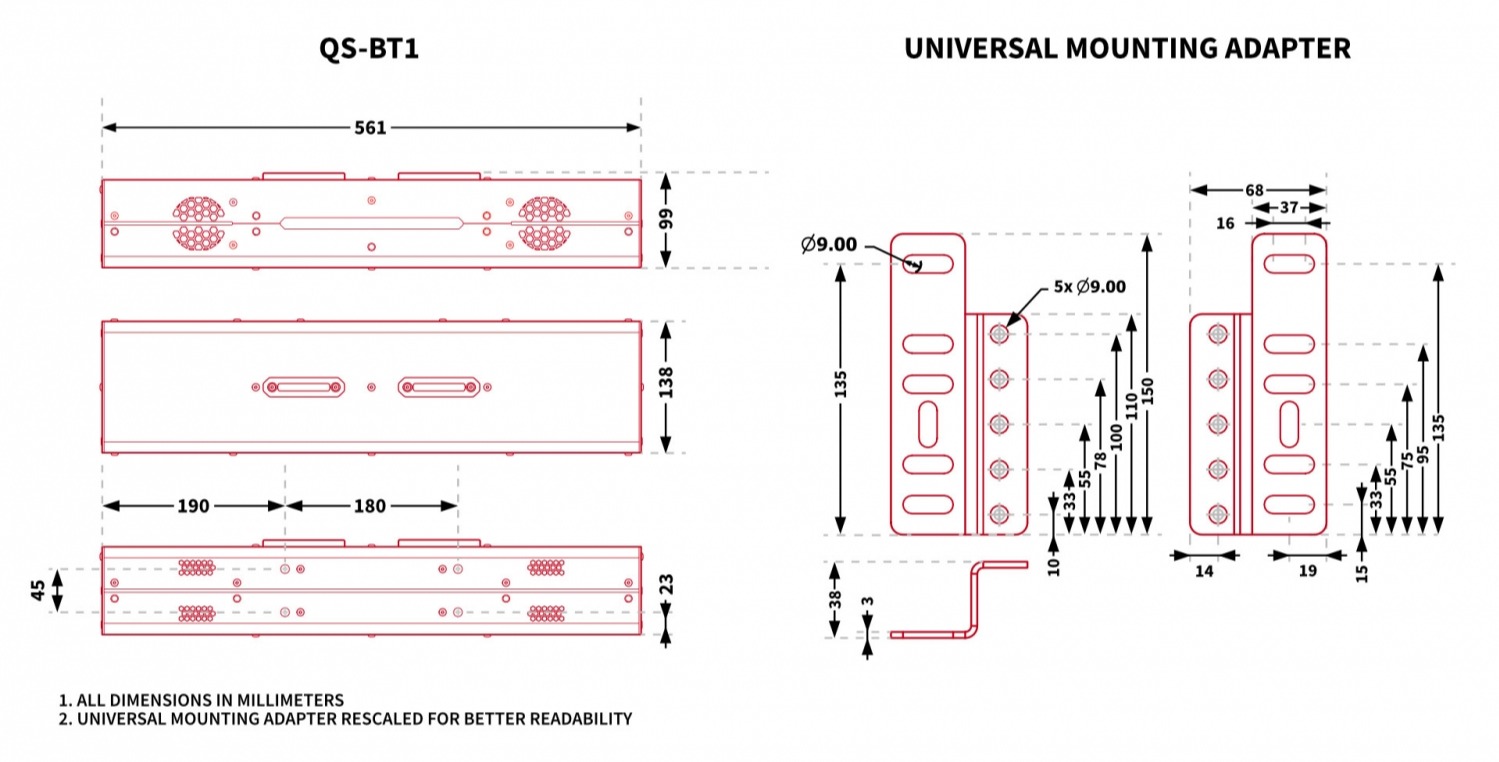 QubicSystem QS-BT1 Övfeszitő