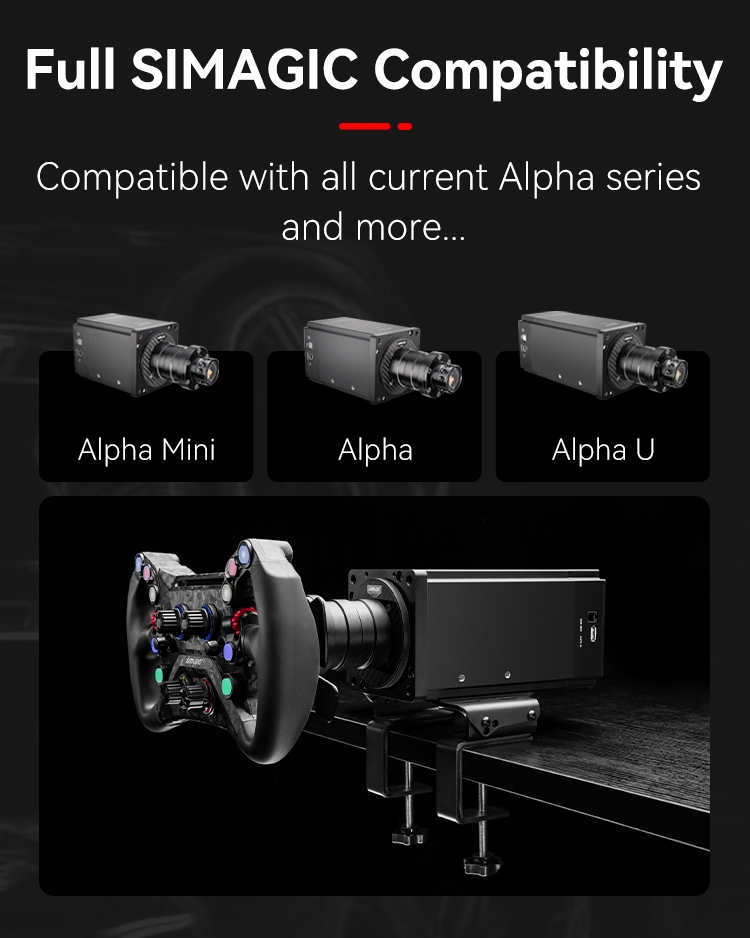 Simagic T-LOC Asztali Tartókonzol