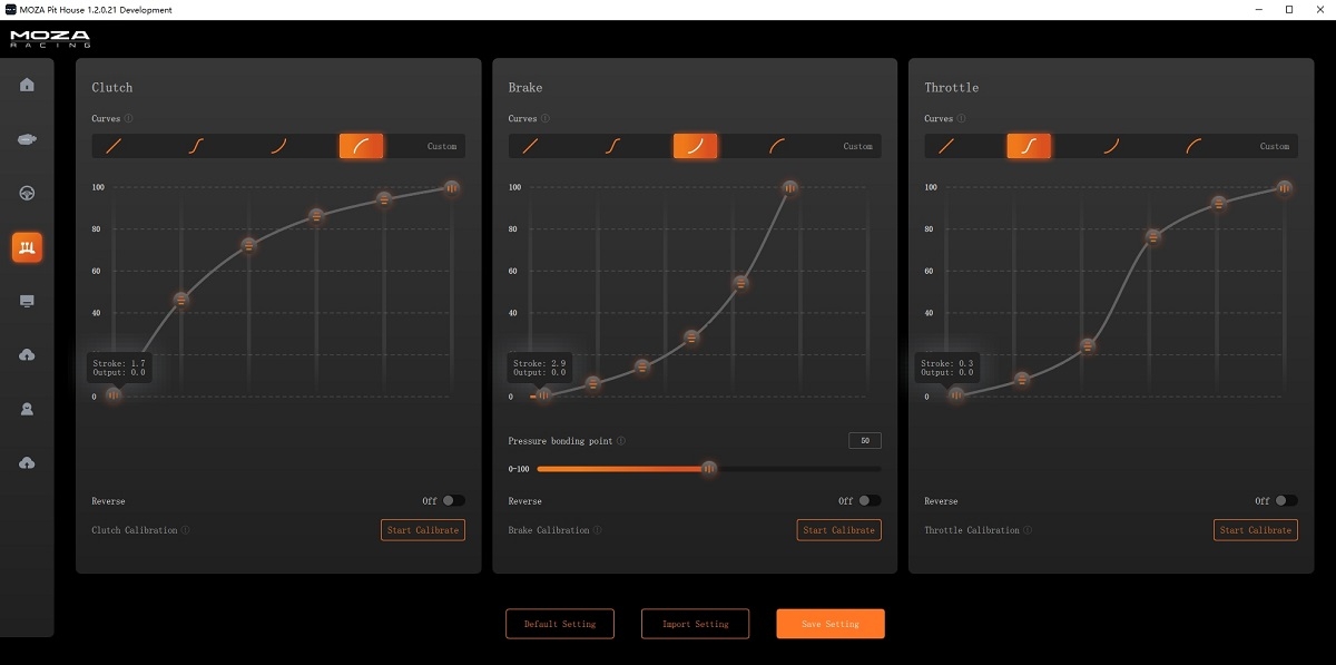 Moza SR-P Pedálszett