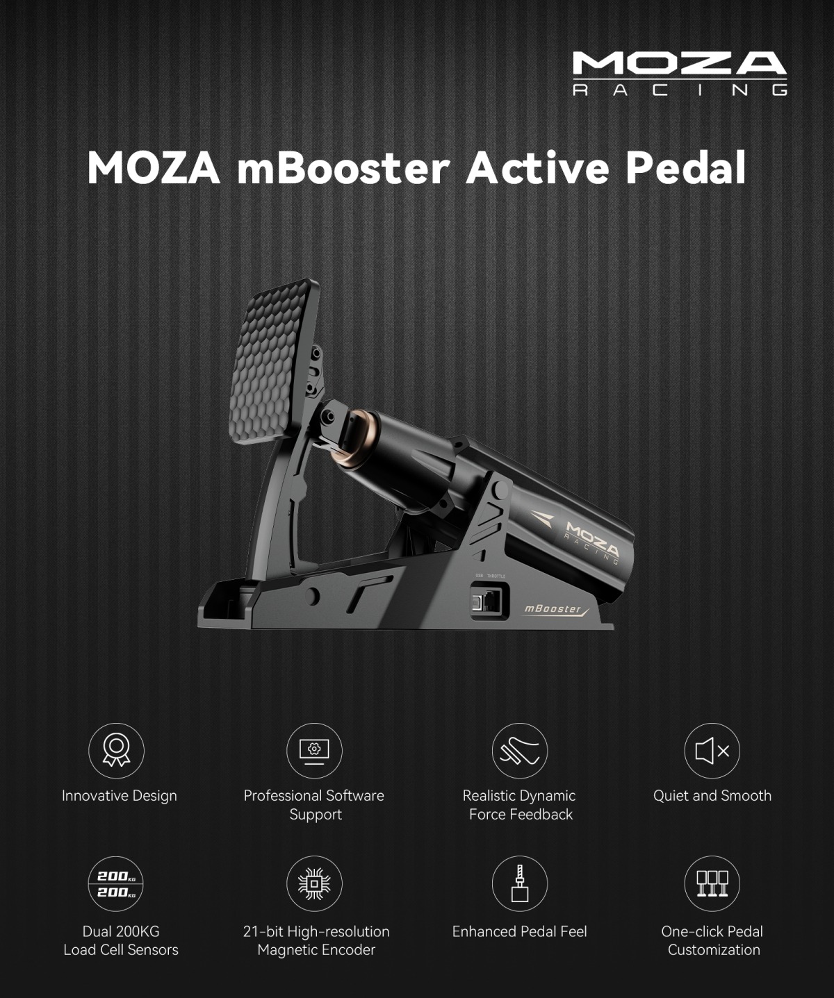 Moza mBooster Active Pedál