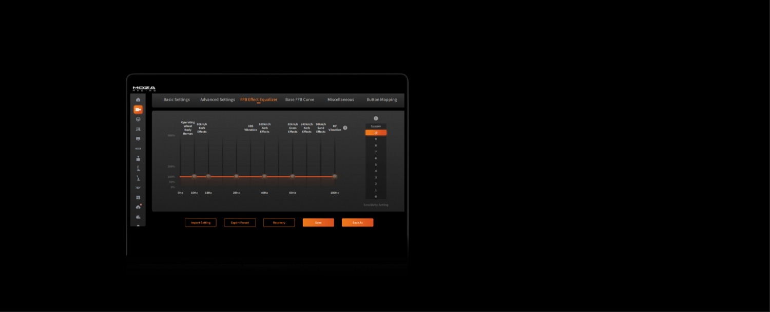 Moza R21 Ultra Kormánybázis