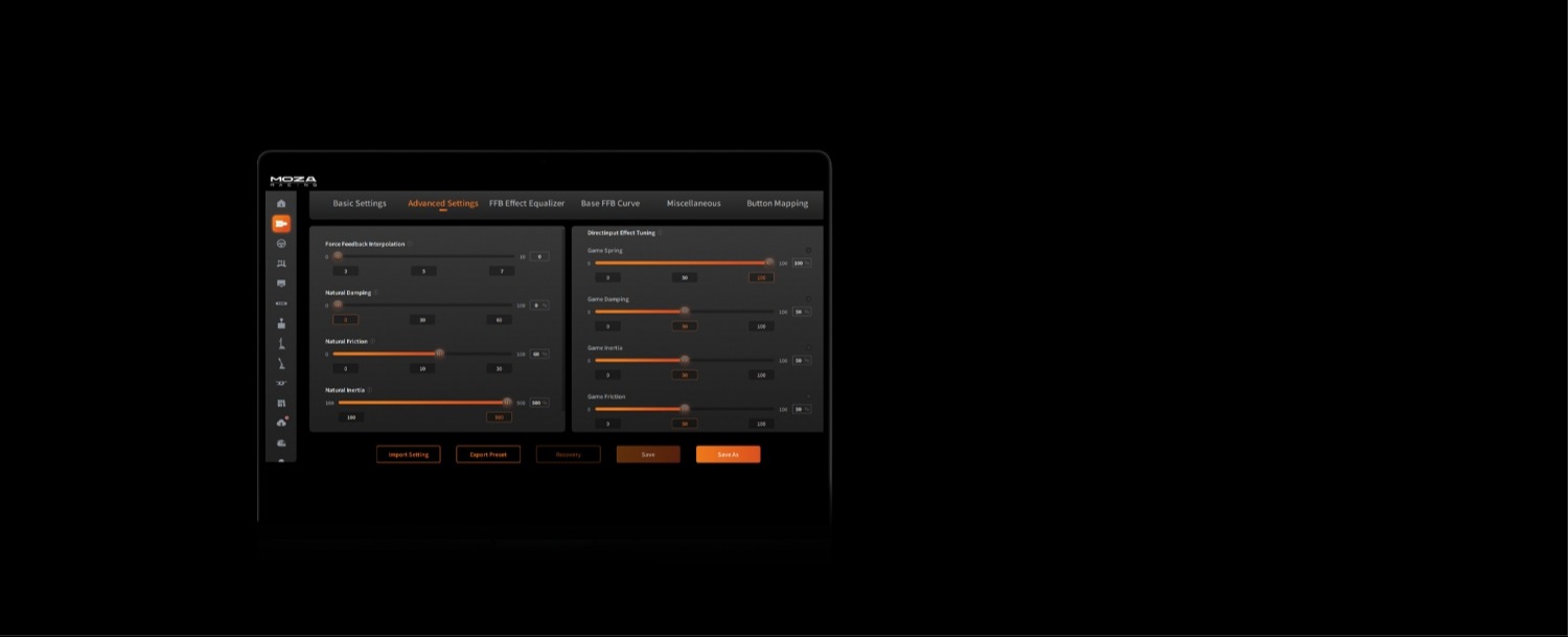 Moza R21 Ultra Kormánybázis