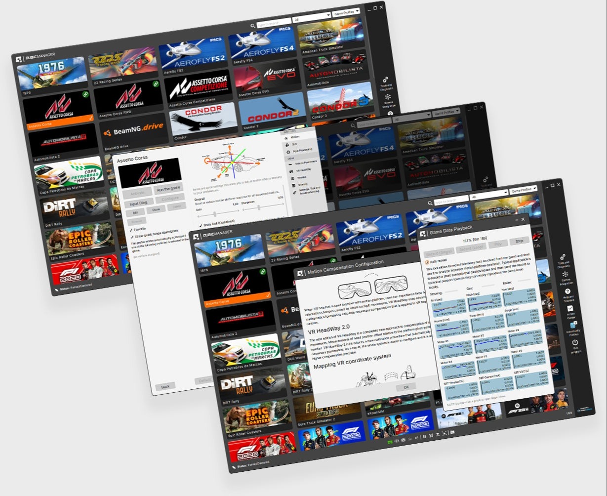 Qubicsystem QS-H13 Ülésmozgató(2DOF)